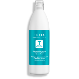 Шампунь для нормальных и жирных волос с цитрусовым комплексом 1000 мл "Treats by Nature" TEFIA