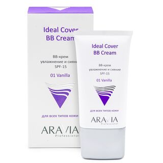 ВВ-крем увлажняющий Vanilla 01 SPF-15 Ideal Cover BB-Cream 50мл ARAVIA Professional