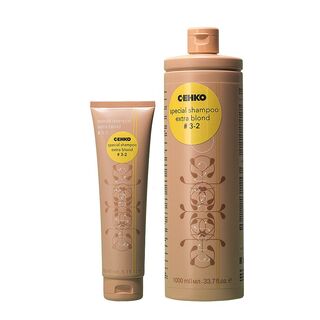 #3-2 prof.cehko Специальный шампунь для осветленных волос, 150 мл./Special shampoo extra blond, 150 ml