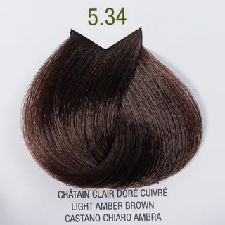 5.34 Светло-каштановый золотисто-медный В.Life Color стойкая крем-краска без аммиака 100 мл