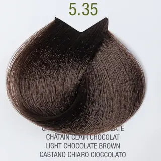 5.35 Светло-каштановый шоколадный В.Life Color стойкая крем-краска без аммиака 100 мл