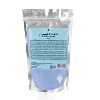 Обесцвечивающая пудра для волос Sweet Blond (7) голубая 250 г ADRICOCO