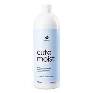 Ультраувлажняющий шампунь для волос ADRICOCO CUTE MOIST с кокосовым молоком, 1000 мл