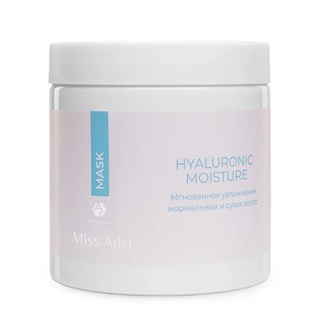 Увлажняющая маска для волос с гиалуроновой кислотой ADRICOCO Miss Adri Hyaluronic moisture, 500 мл