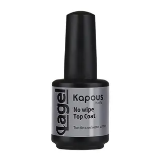 Топ без липкого слоя LAGEL 15мл "No wipe Top Coat"