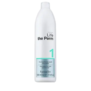 Химия №1 для окрашенных, нормальных и тонких волос 500 мл LIFE THE PERM (10013160/040522/3231400, ИТАЛИЯ)