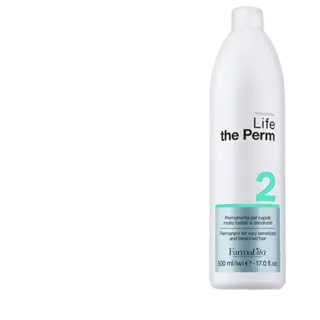 Химия №2 для ослабленных и обесцвеченных волос 500 мл LIFE THE PERM (10013160/040522/3231400, ИТАЛИЯ)